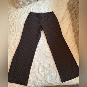 New York & Company Gray Pinstripe Dress Pants size 10